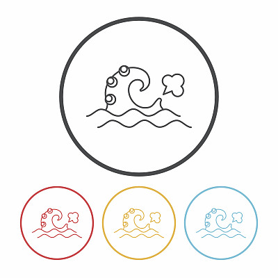 波浪线条图标图片下载