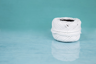 白色棉线球图片下载