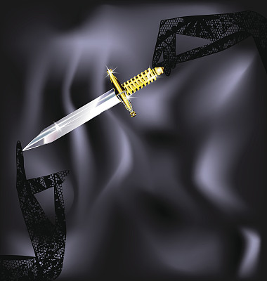 蕾丝和刀图片下载