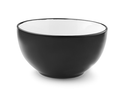 陶瓷碗孤立图片下载