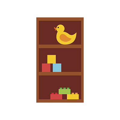 装玩具的木制抽屉图片下载