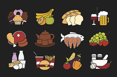 食物图标设置图片下载