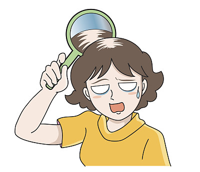 女性脱发问题图片下载