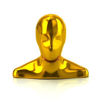 黄金头像图标图片下载