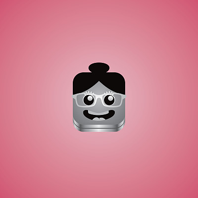 极客女孩头像图片下载