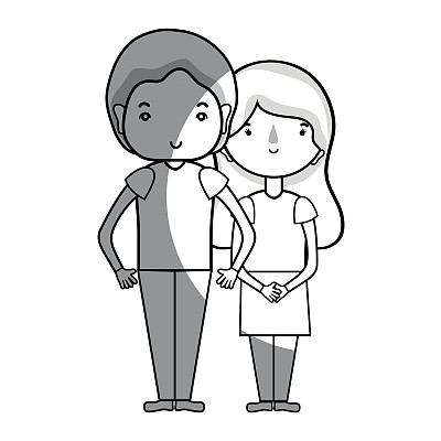 线条美结合发型设计图片下载