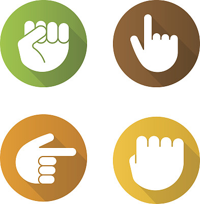 手势图标图片下载