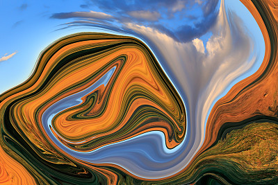 彩色迷幻液化背景图片下载