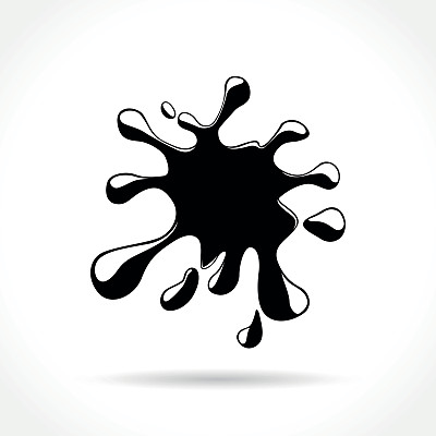 飞溅图标上的白色背景图片下载