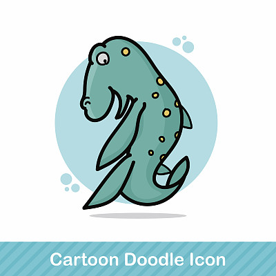 恐龙涂鸦素材图片