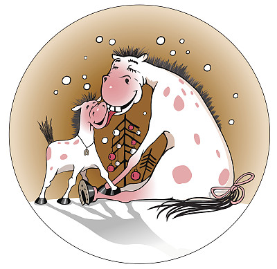 马和马驹图片下载