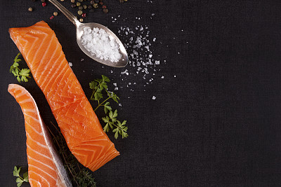 豪华的大马哈鱼的背景。图片下载