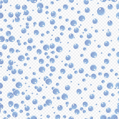 气泡无缝图案透明图片下载