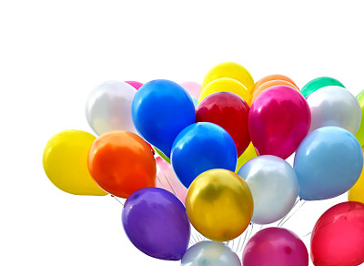 五颜六色的气球图片下载
