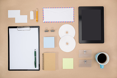 日常生活中的电子工具，智能手机平板电脑素材图片