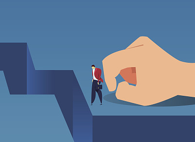 一个被推下陷阱的商人图片下载