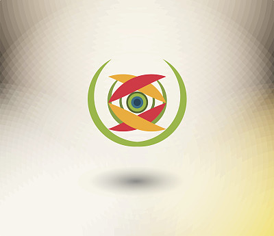 向量的设计元素。颜色抽象的图标。折纸元素图片下载