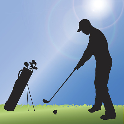 一个人的矢量剪影。图片下载