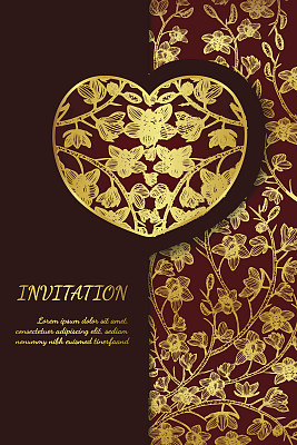 布袋兰卡片手工绘制。图片下载