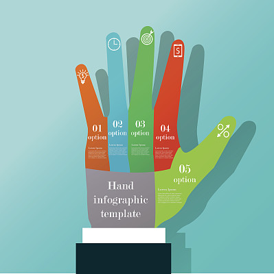 手信息模板图片下载