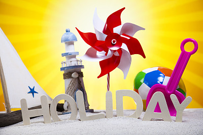 假日海滩的背景图片下载