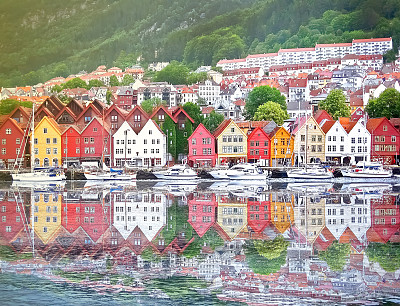 卑尔根,挪威图片下载