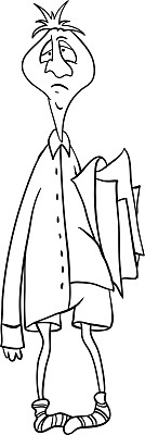 职员带着文件夹的文件，矢量图图片下载