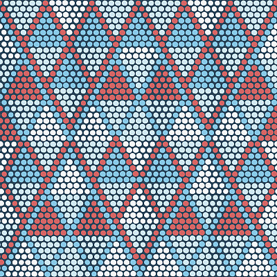 非洲的串珠点缀。无缝的矢量模式。手绘。图片下载