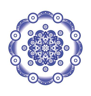 蓝色的中国模式图片下载