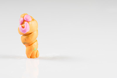 橡皮泥人物，孩子们的游戏图片下载