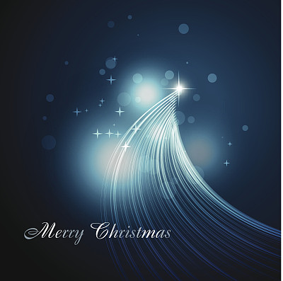 美丽的艺术圣诞树图片下载