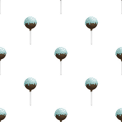 蛋糕棒棒糖无缝图案图片下载