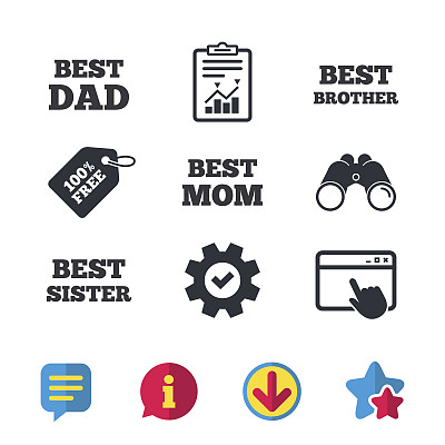 最好的爸爸妈妈，兄弟姐妹偶像。图片下载