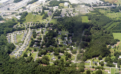 纽瓦克鸟瞰图图片下载