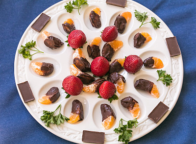 巧克力涂层的橙子图片下载