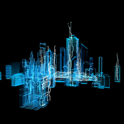 全息未来界面城市图片下载