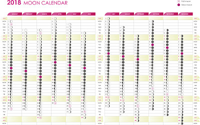 2018年日历图片下载