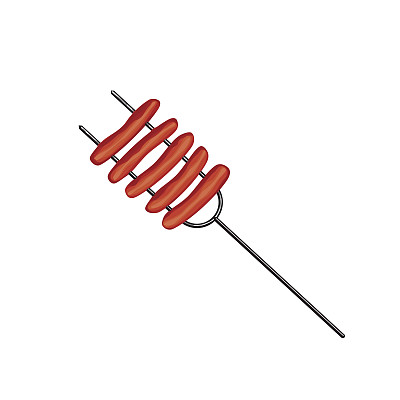烧烤徽章图标图片下载