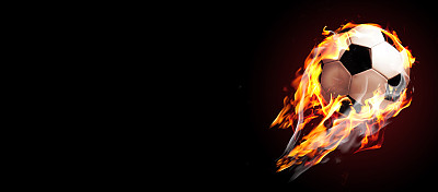 足球着火了图片下载