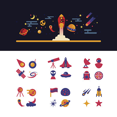 空间信息素材图片