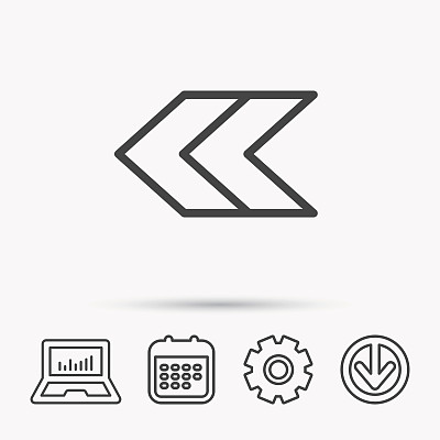 向左箭头图标，向前指示图片下载
