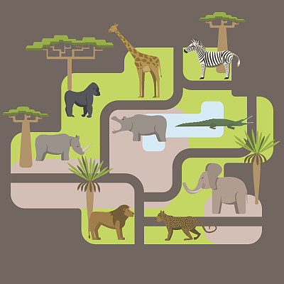 非洲的动物图片下载