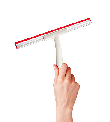 女手用专用胶刷清洗隔离上的白色图片下载