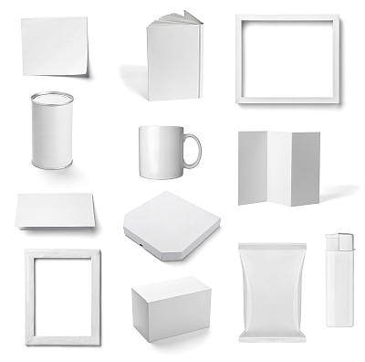 信封、书、卡、传单模板业务图片下载