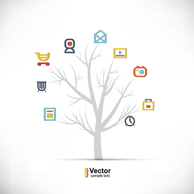 技术树、业务和分支路径图片下载