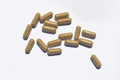 褐色的药丸图片下载