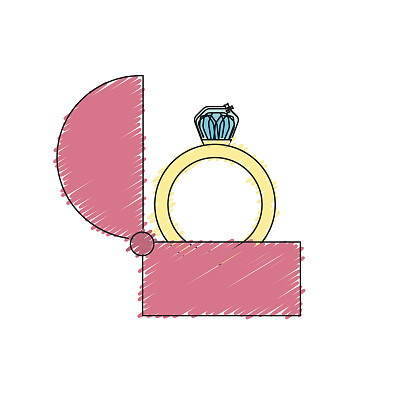 订婚戒指和浪漫关系的传统图片下载