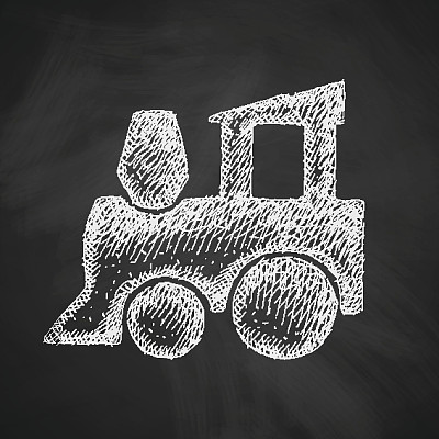 儿童火车图标图片下载