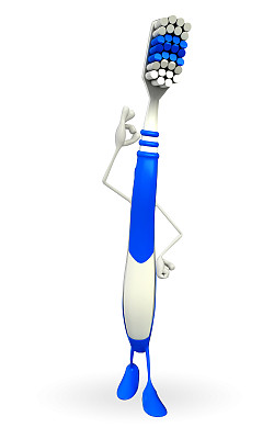 最好标志的牙刷字符图片下载