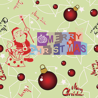 无缝的圣诞背景图片下载